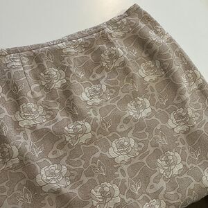 Y2K VTG Blacker Floral Stretch Ruffled Hem Classic Career Womens Skirt Size 14P